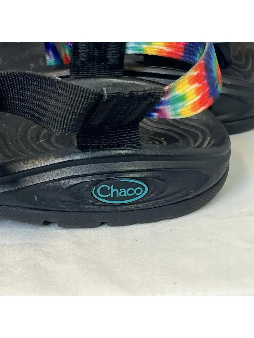Chaco zvolv x2 Outdoor Strappy Sandles Tie-Dye Outdoor Hiking SZ 7 EUC